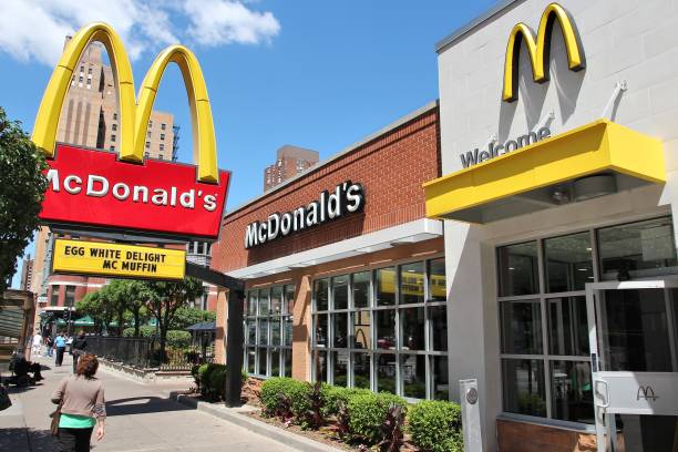 A McDonald's community outreach program in action.